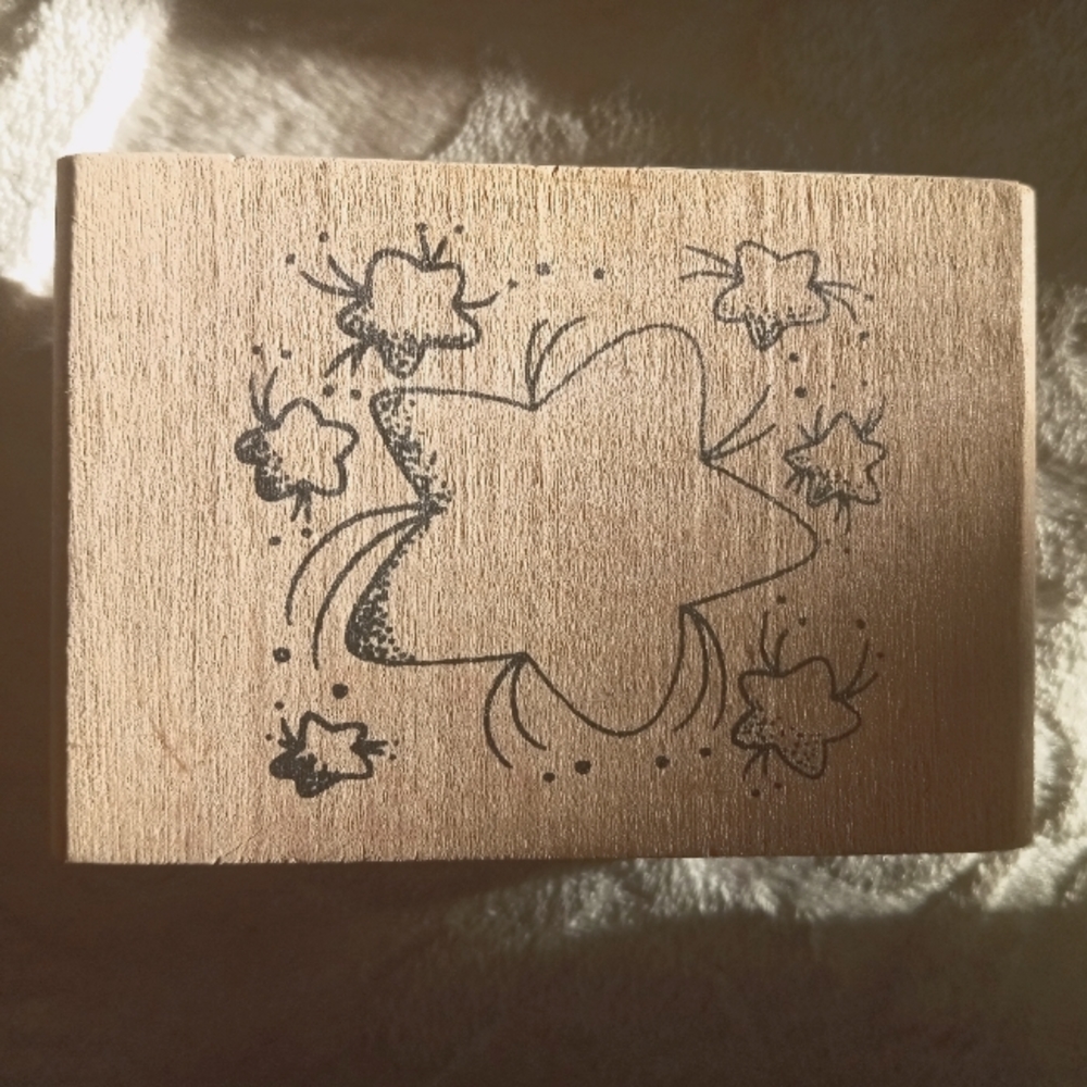 New Star wooden stamp